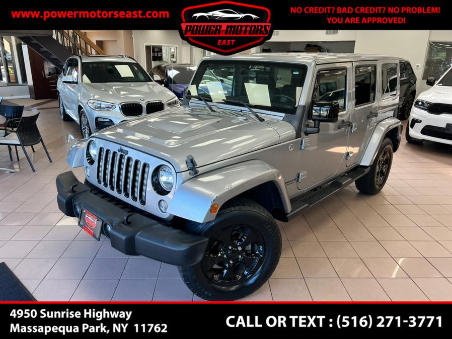 2015 Jeep Wrangler Unlimited 4WD 4dr ALTITUDE, available for sale in Massapequa Park, New York | Power Motors East. Massapequa Park, New York