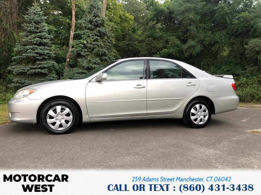 2005 Toyota Camry 4dr Sdn LE Auto (Natl), available for sale in Manchester, Connecticut | Motorcar West. Manchester, Connecticut