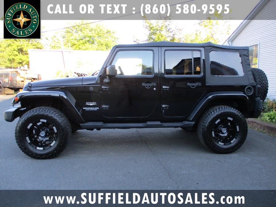 2010 Jeep Wrangler Unlimited 4WD 4dr Sahara, available for sale in Suffield, Connecticut | Suffield Auto LLC. Suffield, Connecticut