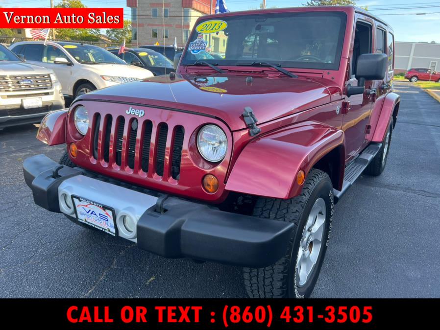 2013 Jeep Wrangler Unlimited 4WD 4dr Sahara, available for sale in Manchester, Connecticut | Vernon Auto Sale & Service. Manchester, Connecticut