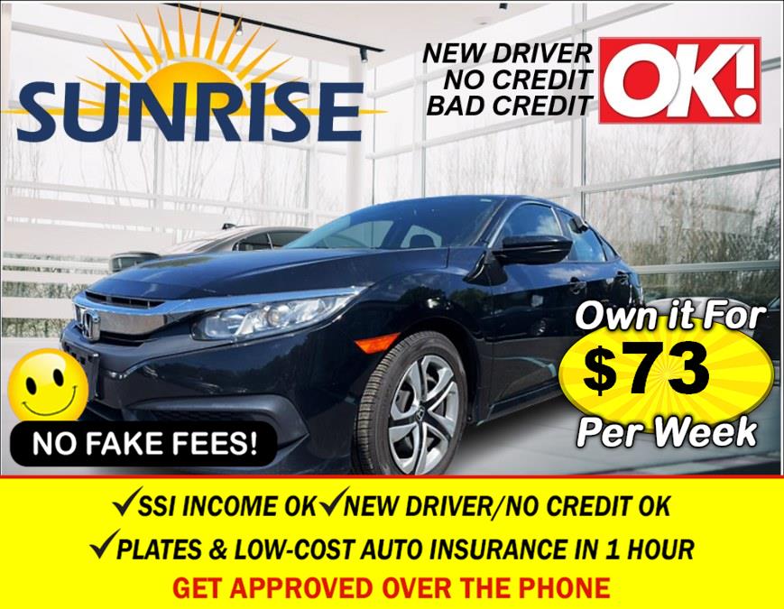 2017 Honda Civic LX, available for sale in Elmont, New York | Sunrise of Elmont. Elmont, New York