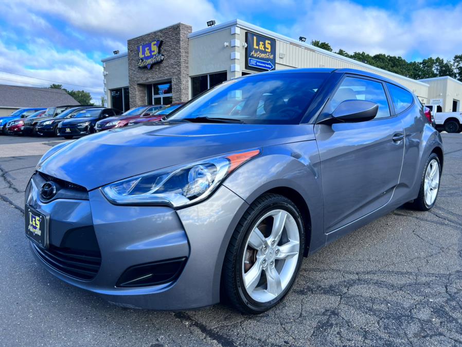 2015 Hyundai Veloster 3dr Cpe Auto, available for sale in Plantsville, Connecticut | L&S Automotive LLC. Plantsville, Connecticut