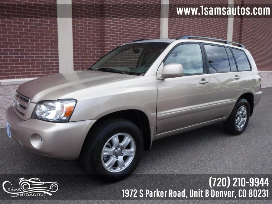 2005 Toyota Highlander 4dr V6 4WD w/3rd Row (Natl), available for sale in Denver, Colorado | Sam's Automotive. Denver, Colorado
