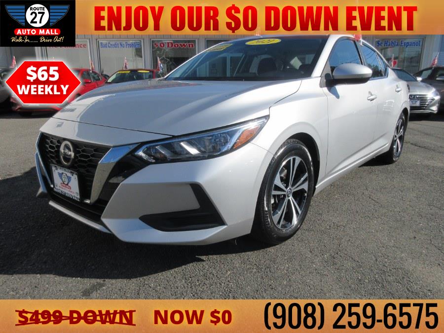2021 Nissan Sentra SV CVT, available for sale in Linden, New Jersey | Route 27 Auto Mall. Linden, New Jersey