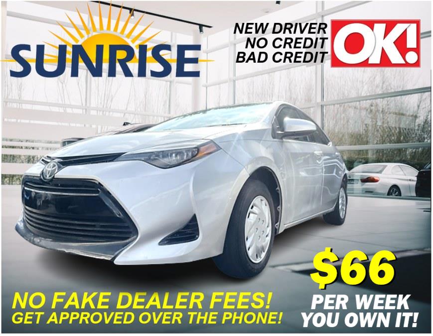 2017 Toyota Corolla L. CLEAN CARFAX!, available for sale in Elmont, New York | Sunrise of Elmont. Elmont, New York
