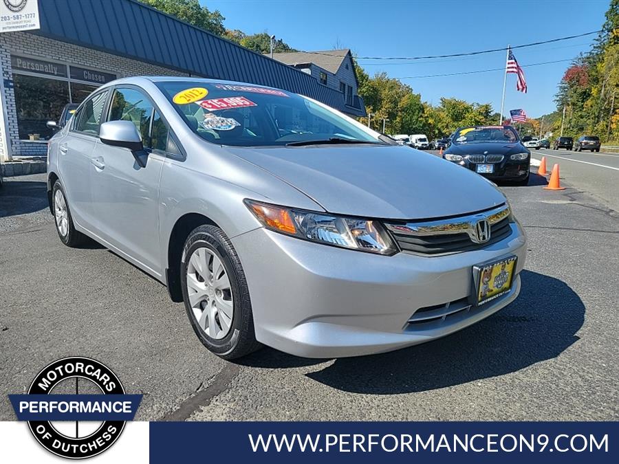 2012 Honda Civic Sdn 4dr Auto LX, available for sale in Wappingers Falls, New York | Performance Motor Cars. Wappingers Falls, New York