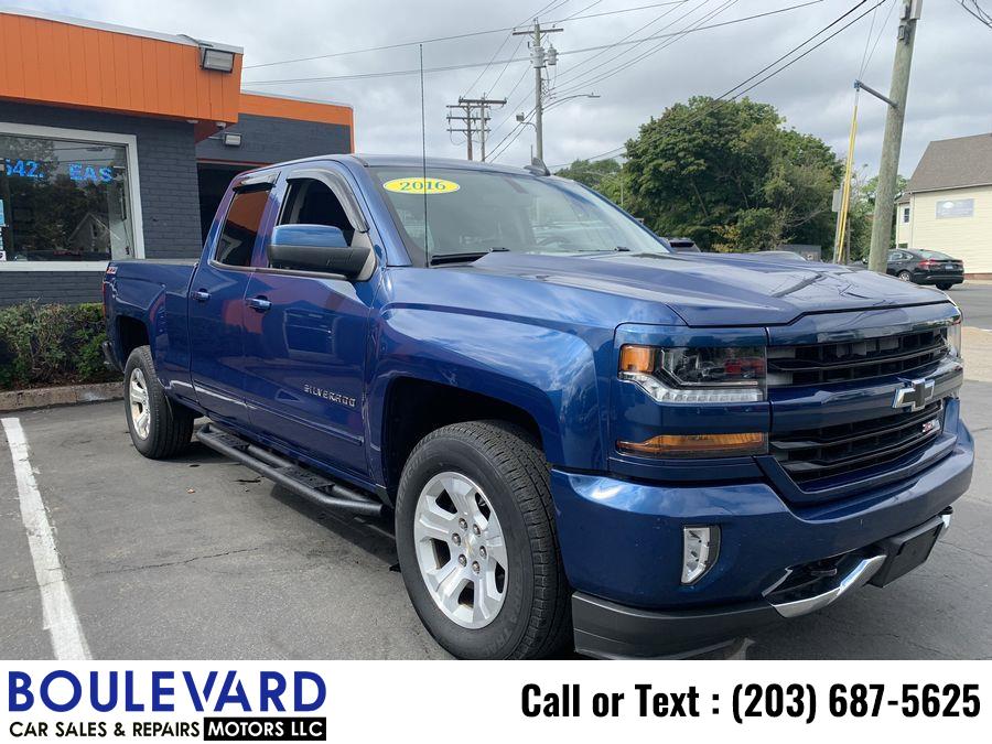 2016 Chevrolet Silverado 1500 Double Cab Z71 LT Pickup 4D 6 1/2 ft, available for sale in New Haven, Connecticut | Boulevard Motors LLC. New Haven, Connecticut