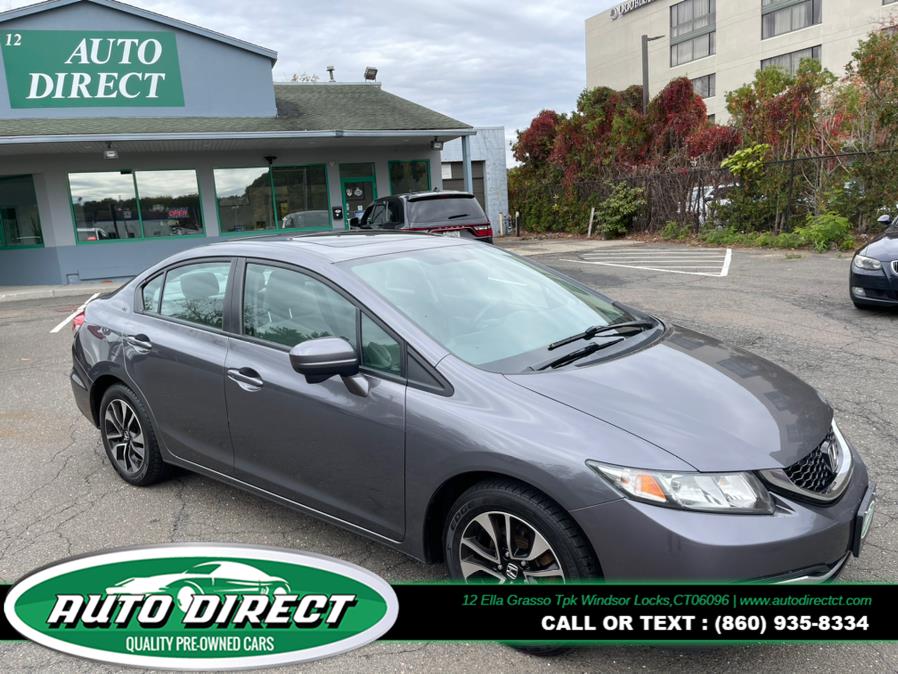 2014 Honda Civic Sedan 4dr CVT EX, available for sale in Windsor Locks, Connecticut | Auto Direct LLC. Windsor Locks, Connecticut