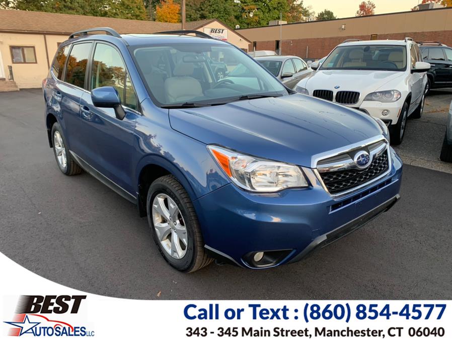 2016 Subaru Forester 4dr CVT 2.5i Limited PZEV, available for sale in Manchester, Connecticut | Best Auto Sales LLC. Manchester, Connecticut
