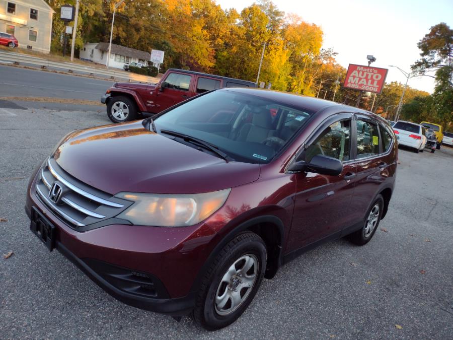 2013 Honda CR-V AWD 5dr LX, available for sale in Chicopee, Massachusetts | Matts Auto Mall LLC. Chicopee, Massachusetts
