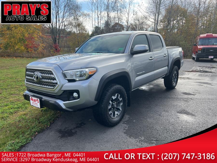 2016 Toyota Tacoma 4WD Double Cab V6 AT TRD Off Road (Natl), available for sale in Bangor , Maine | Pray's Auto Sales . Bangor , Maine