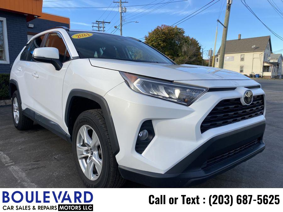 2021 Toyota Rav4 XLE Sport Utility 4D, available for sale in New Haven, Connecticut | Boulevard Motors LLC. New Haven, Connecticut