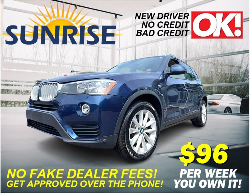 2017 BMW X3 xDrive28i Sports Activity Vehicle, available for sale in Elmont, New York | Sunrise of Elmont. Elmont, New York