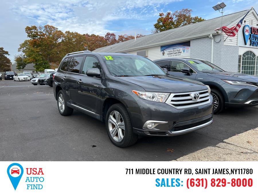 2012 Toyota Highlander 4WD 4dr V6  Limited (Natl), available for sale in Saint James, New York | USA Auto Find. Saint James, New York
