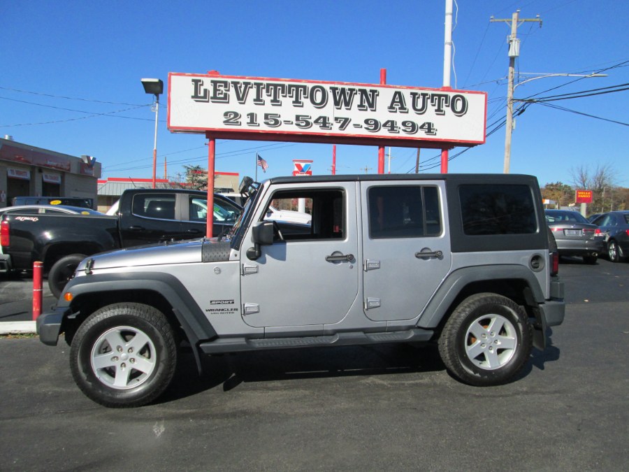 2016 Jeep Wrangler Unlimited 4WD 4dr Sport, available for sale in Levittown, Pennsylvania | Levittown Auto. Levittown, Pennsylvania