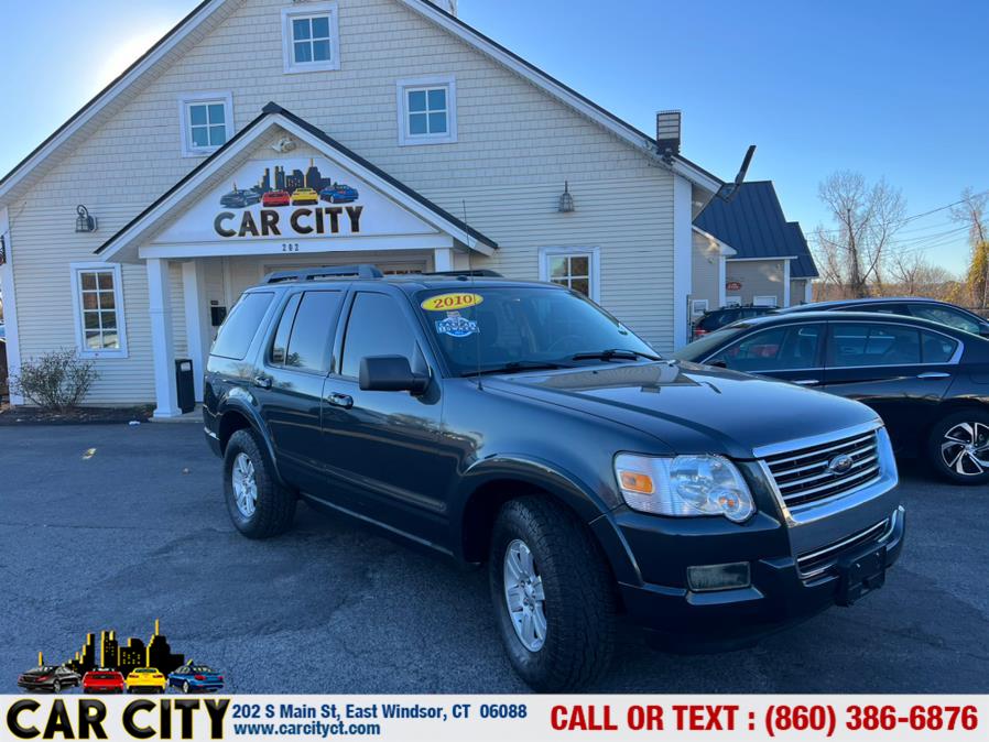 2010 Ford Explorer 4WD 4dr XLT, available for sale in East Windsor, Connecticut | Car City LLC. East Windsor, Connecticut