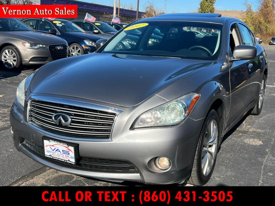 2012 Infiniti M37 4dr Sdn AWD, available for sale in Manchester, Connecticut | Vernon Auto Sale & Service. Manchester, Connecticut