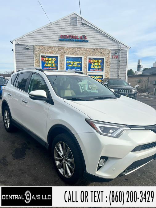 2016 Toyota RAV4 AWD 4dr Limited (Natl), available for sale in East Windsor, Connecticut | Central A/S LLC. East Windsor, Connecticut