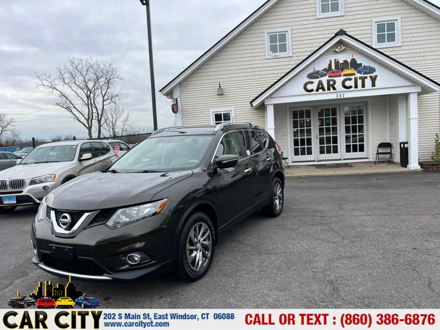 2014 Nissan Rogue AWD 4dr S, available for sale in East Windsor, Connecticut | Car City LLC. East Windsor, Connecticut