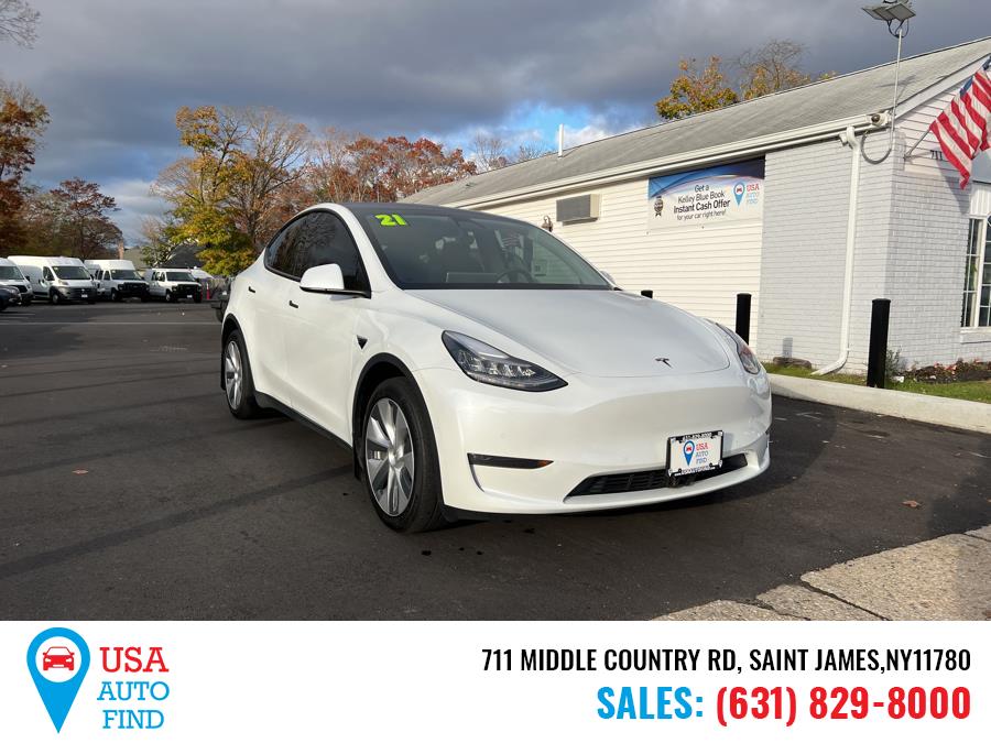 2021 Tesla Model Y Long Range AWD, available for sale in Saint James, New York | USA Auto Find. Saint James, New York