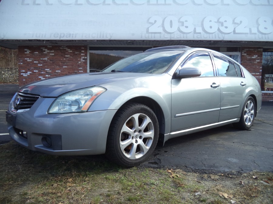 2007 Nissan Maxima 4dr Sdn V6 CVT 3.5 SL, available for sale in Naugatuck, Connecticut | Riverside Motorcars, LLC. Naugatuck, Connecticut