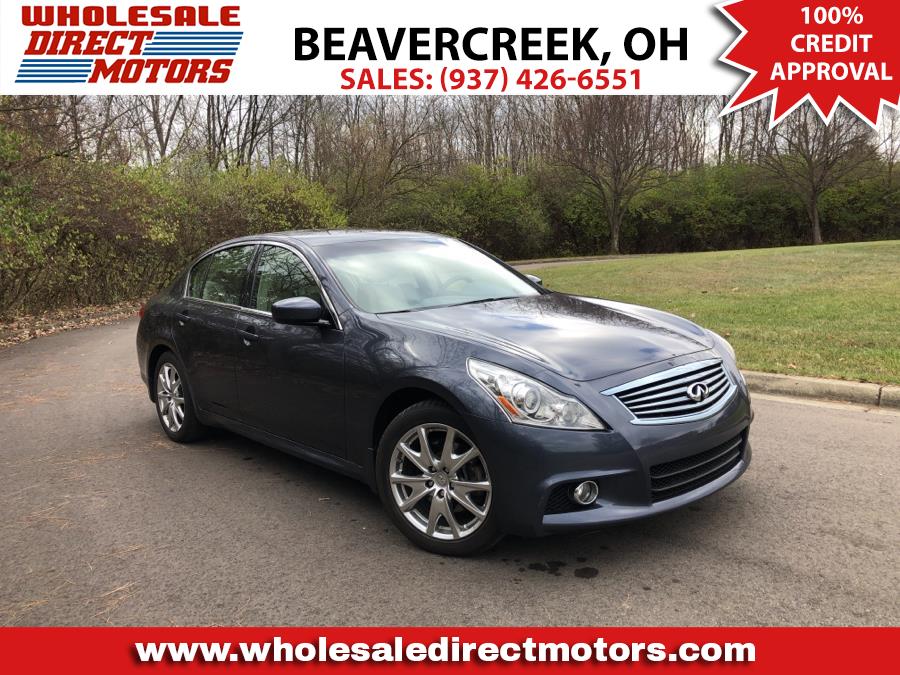 2013 Infiniti G37 Sedan 4dr x AWD, available for sale in Beavercreek, Ohio | Wholesale Direct Motors. Beavercreek, Ohio