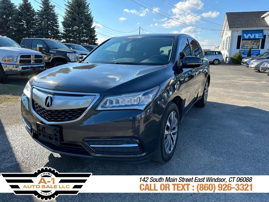 2016 Acura MDX SH-AWD 4dr w/Tech, available for sale in East Windsor, Connecticut | A1 Auto Sale LLC. East Windsor, Connecticut