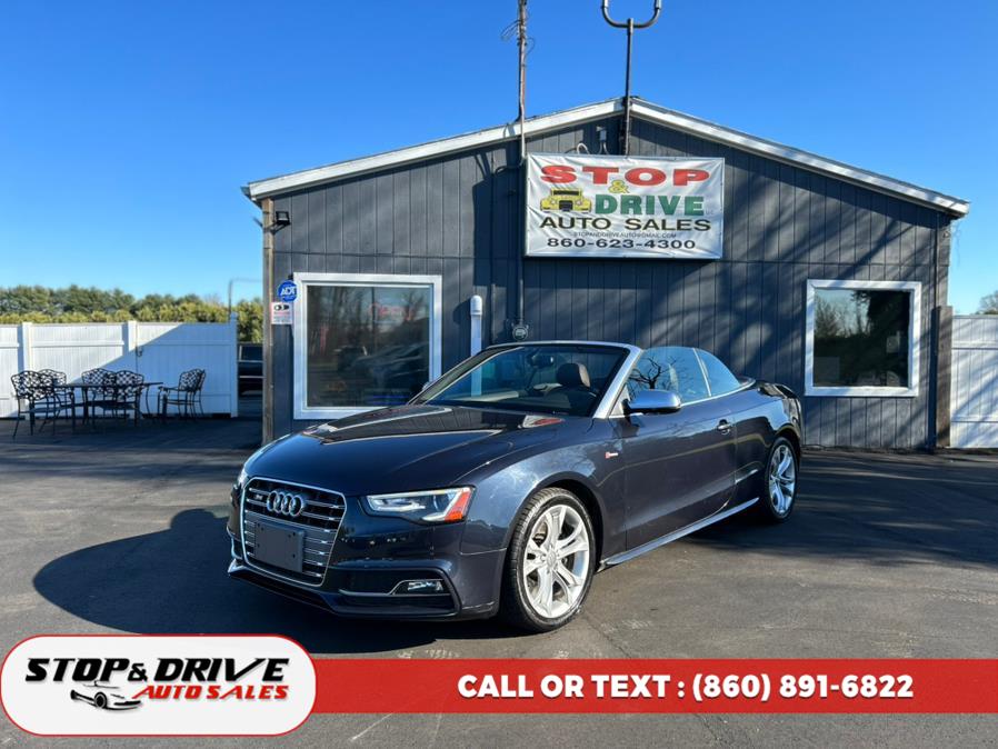 2013 Audi S5 2dr Cabriolet Premium Plus, available for sale in East Windsor, Connecticut | Stop & Drive Auto Sales. East Windsor, Connecticut