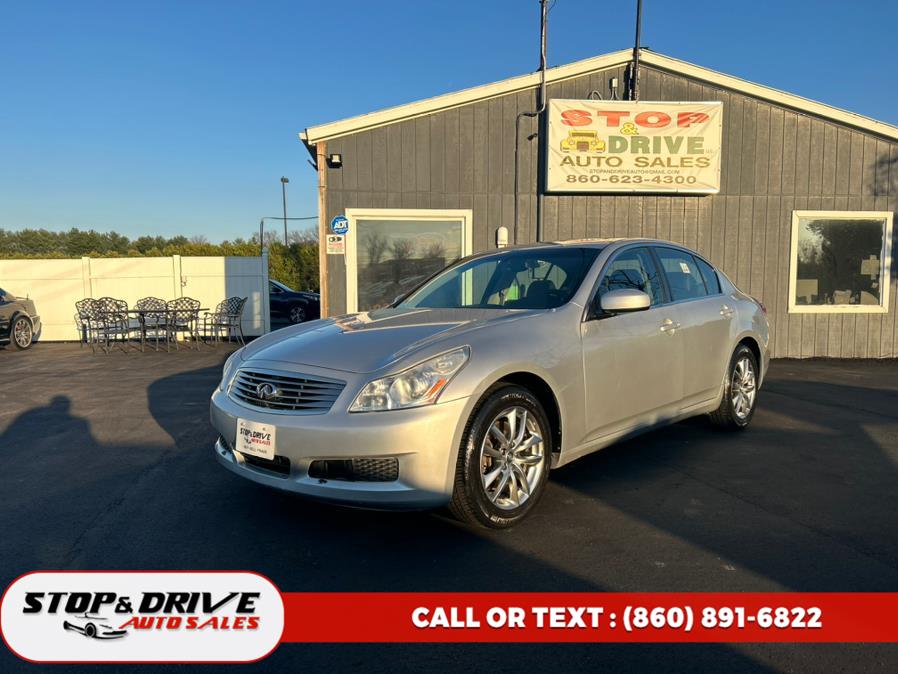 2007 Infiniti G35 Sedan 4dr Auto G35x AWD, available for sale in East Windsor, Connecticut | Stop & Drive Auto Sales. East Windsor, Connecticut