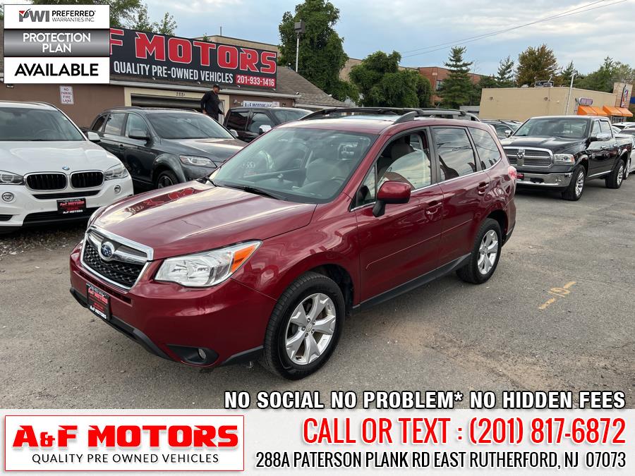 2014 Subaru Forester 4dr Auto 2.5i Limited PZEV, available for sale in East Rutherford, New Jersey | A&F Motors LLC. East Rutherford, New Jersey