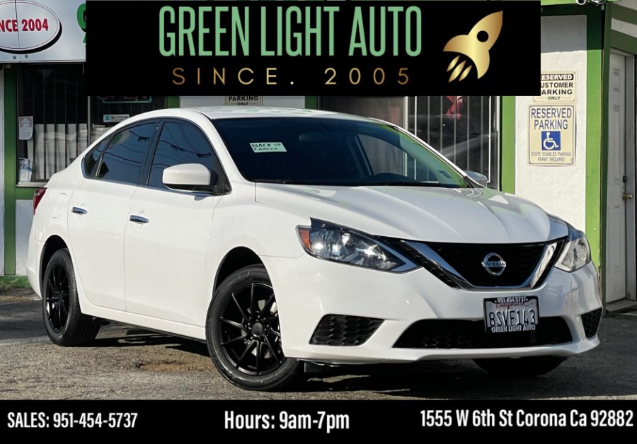 2019 Nissan Sentra S CVT, available for sale in Corona, California | Green Light Auto. Corona, California
