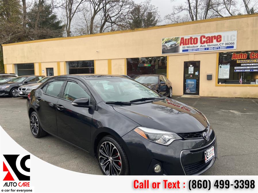 2015 Toyota Corolla 4dr Sdn CVT S (Natl), available for sale in Vernon, Connecticut | Auto Care Motors. Vernon, Connecticut