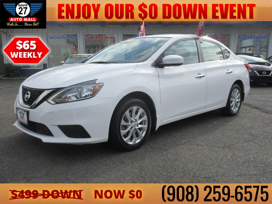 2019 Nissan Sentra SV CVT, available for sale in Linden, New Jersey | Route 27 Auto Mall. Linden, New Jersey