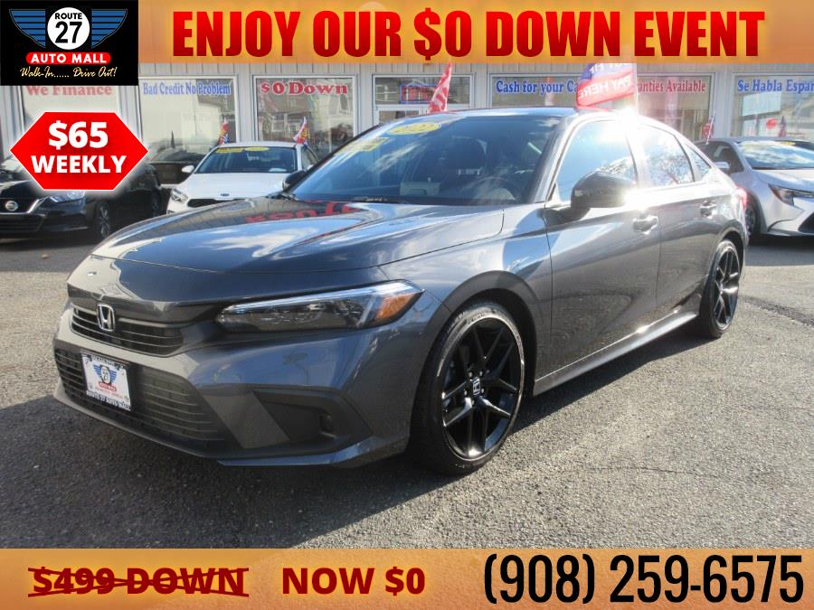 2022 Honda Civic Sedan Sport CVT, available for sale in Linden, New Jersey | Route 27 Auto Mall. Linden, New Jersey