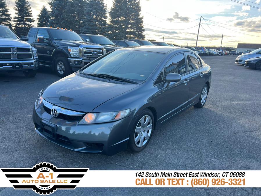2009 Honda Civic Sdn 4dr Auto LX, available for sale in East Windsor, Connecticut | A1 Auto Sale LLC. East Windsor, Connecticut
