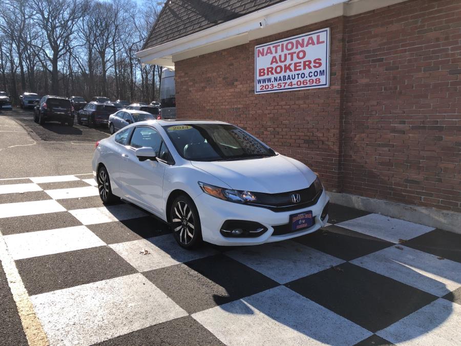2014 Honda Civic Coupe 2dr EX-L w/Navi, available for sale in Waterbury, Connecticut | National Auto Brokers, Inc.. Waterbury, Connecticut