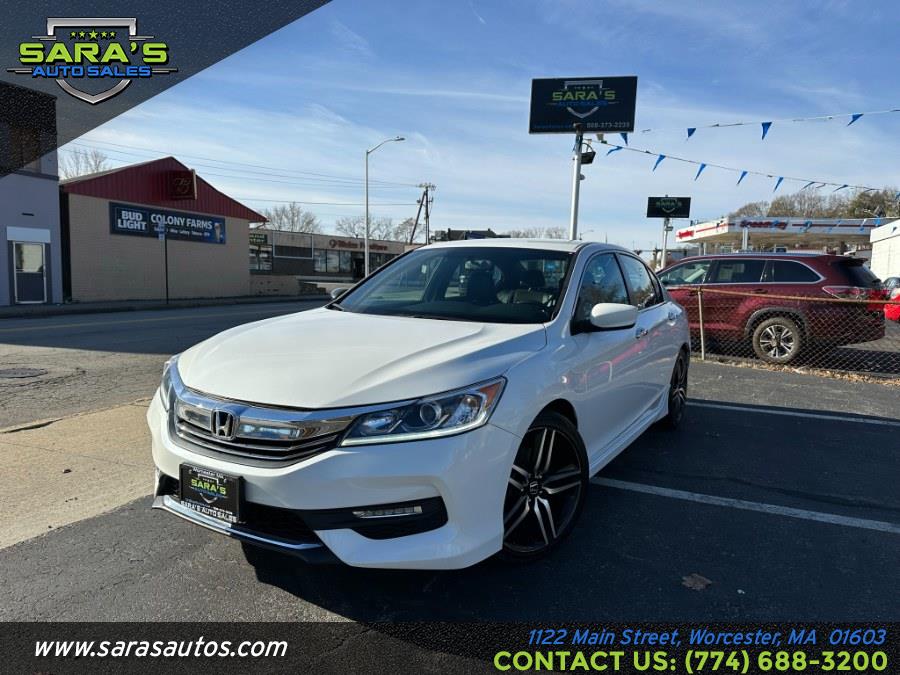 2017 Honda Accord Sdn Sport CVT, available for sale in Worcester, Massachusetts | Sara's Auto Sales. Worcester, Massachusetts