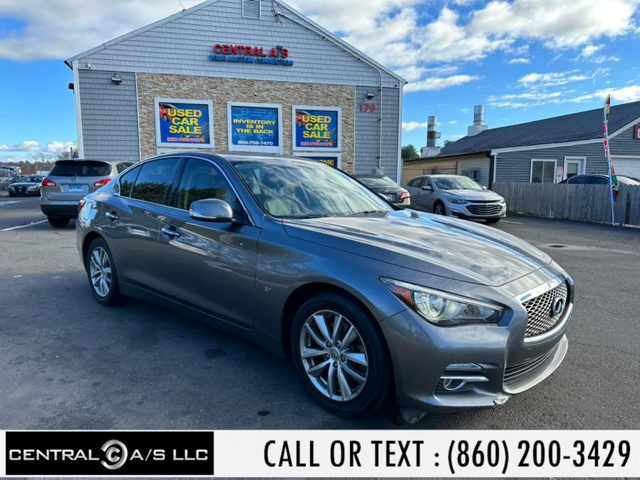 2015 INFINITI Q50 4dr Sdn Sport AWD, available for sale in East Windsor, Connecticut | Central A/S LLC. East Windsor, Connecticut