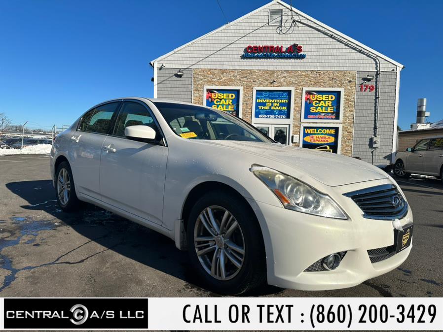 2012 Infiniti G37 Sedan 4dr x AWD, available for sale in East Windsor, Connecticut | Central A/S LLC. East Windsor, Connecticut