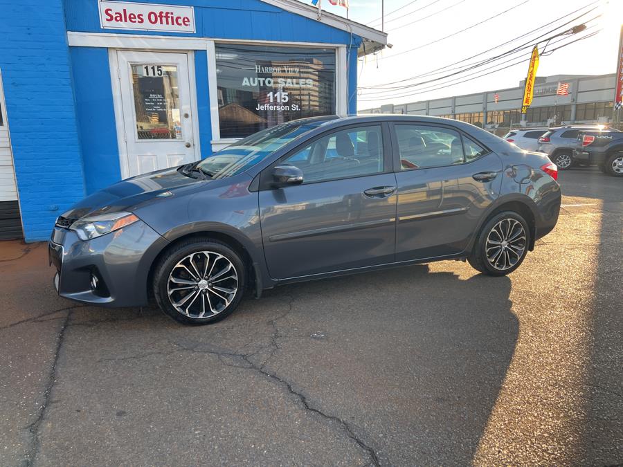 2014 Toyota Corolla 4dr Sdn CVT S (Natl), available for sale in Stamford, Connecticut | Harbor View Auto Sales LLC. Stamford, Connecticut