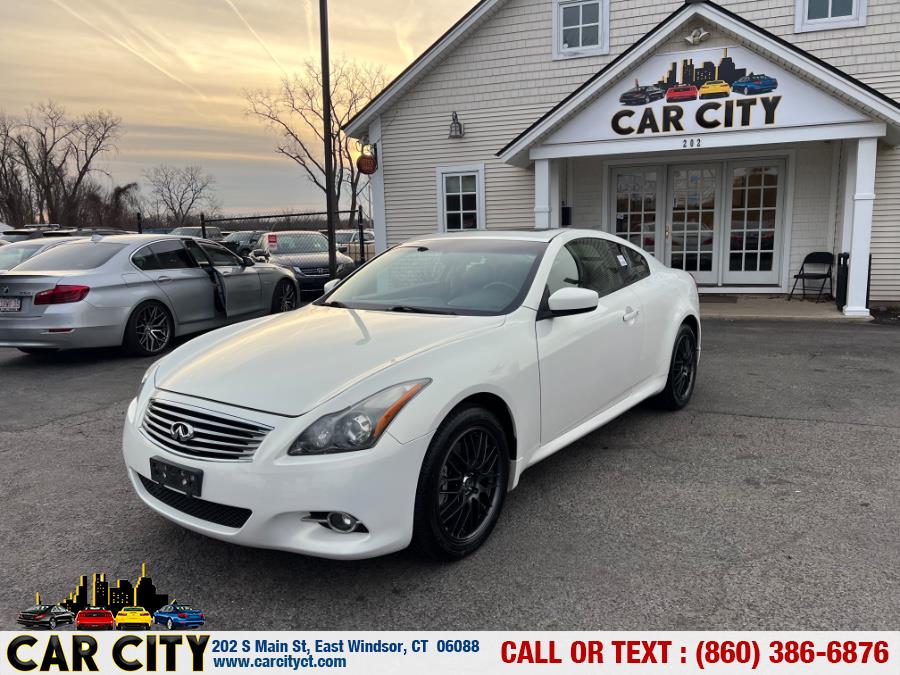 2013 Infiniti G37 Coupe 2dr x AWD, available for sale in East Windsor, Connecticut | Car City LLC. East Windsor, Connecticut