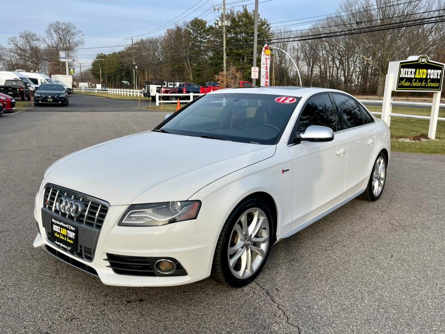 2012 Audi S4 4dr Sdn S Tronic Premium Plus, available for sale in South Windsor, Connecticut | Mike And Tony Auto Sales, Inc. South Windsor, Connecticut