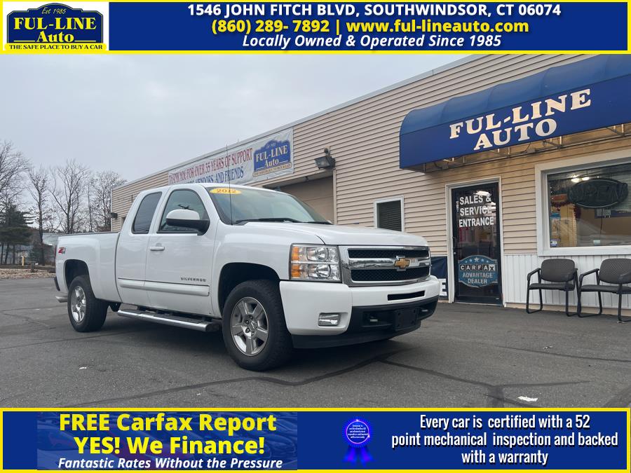 2012 Chevrolet Silverado 1500 4WD Ext Cab 143.5" LTZ, available for sale in South Windsor , Connecticut | Ful-line Auto LLC. South Windsor , Connecticut