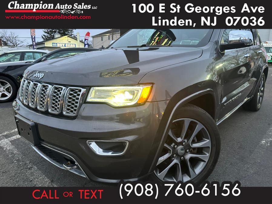 2017 Jeep Grand Cherokee Overland 4x4, available for sale in Linden, New Jersey | Champion Auto Sales. Linden, New Jersey