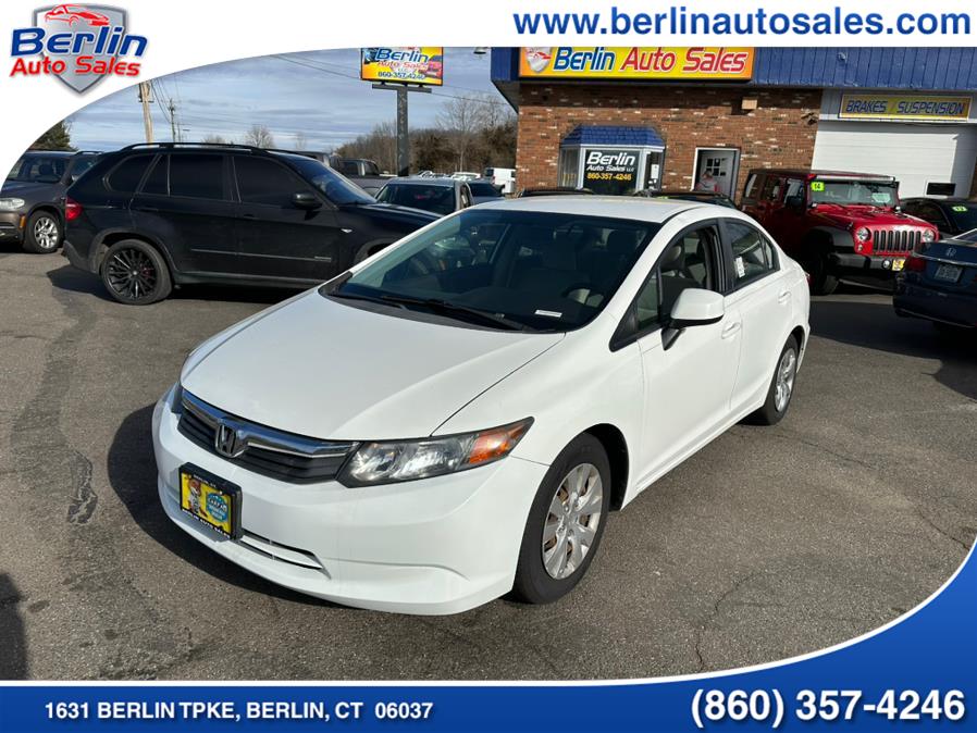2012 Honda Civic Sdn 4dr Auto LX, available for sale in Berlin, Connecticut | Berlin Auto Sales LLC. Berlin, Connecticut