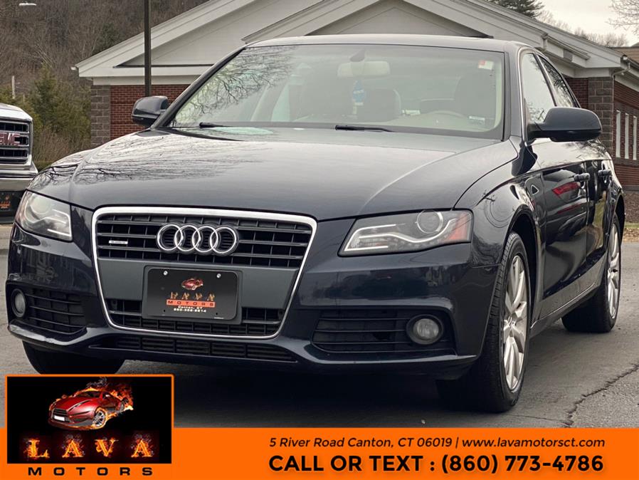 2012 Audi A4 4dr Sdn Auto quattro 2.0T Premium, available for sale in Canton, Connecticut | Lava Motors. Canton, Connecticut