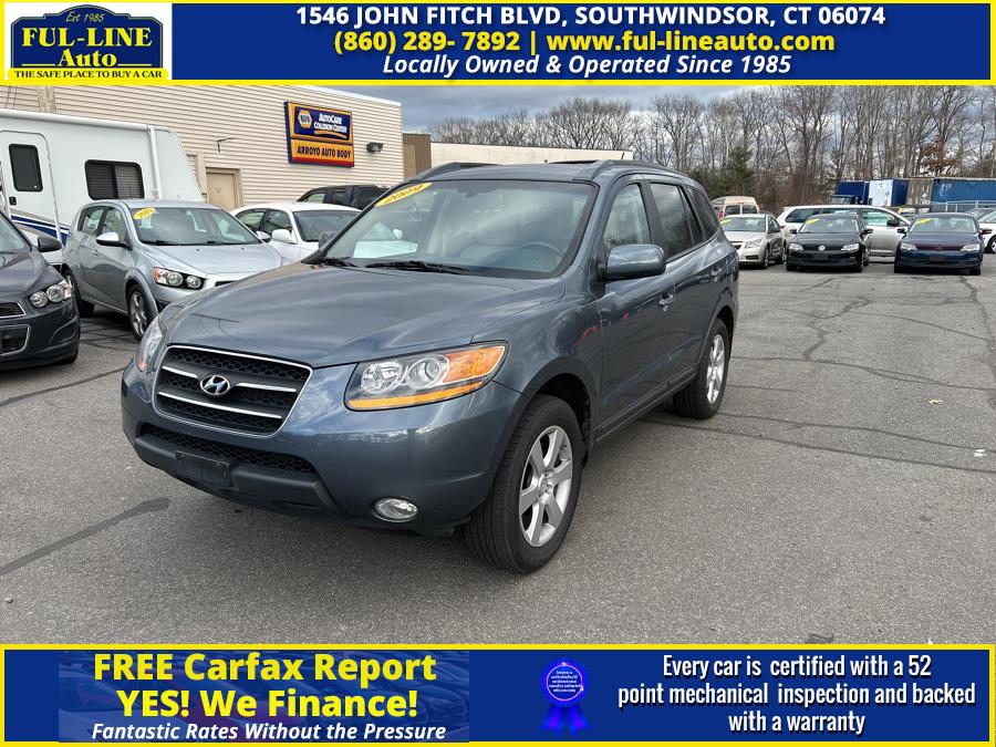 2009 Hyundai Santa Fe AWD 4dr Auto Limited, available for sale in South Windsor , Connecticut | Ful-line Auto LLC. South Windsor , Connecticut