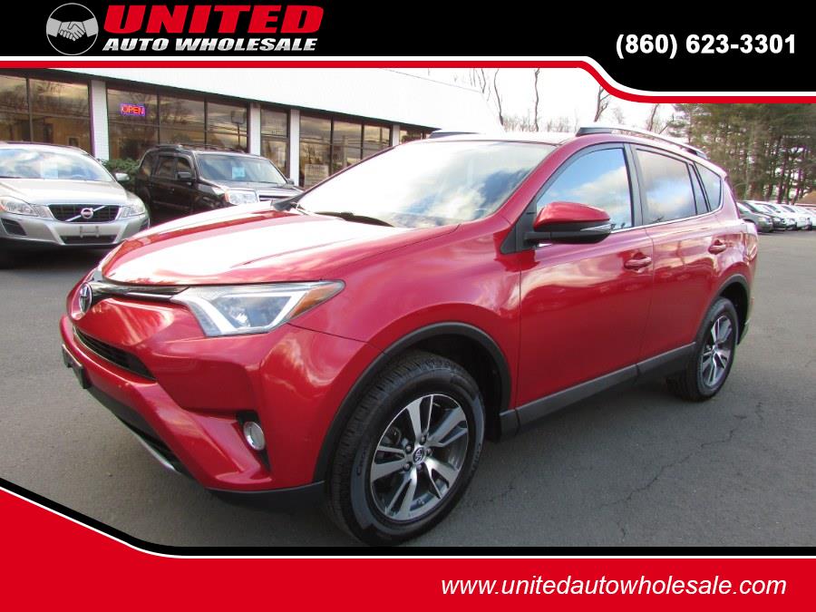 2016 Toyota RAV4 AWD 4dr XLE (Natl), available for sale in East Windsor, Connecticut | United Auto Sales of E Windsor, Inc. East Windsor, Connecticut