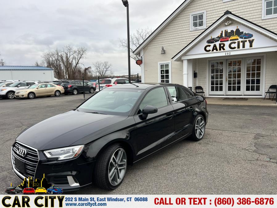 2018 Audi A3 Sedan 2.0 TFSI Premium quattro AWD, available for sale in East Windsor, Connecticut | Car City LLC. East Windsor, Connecticut