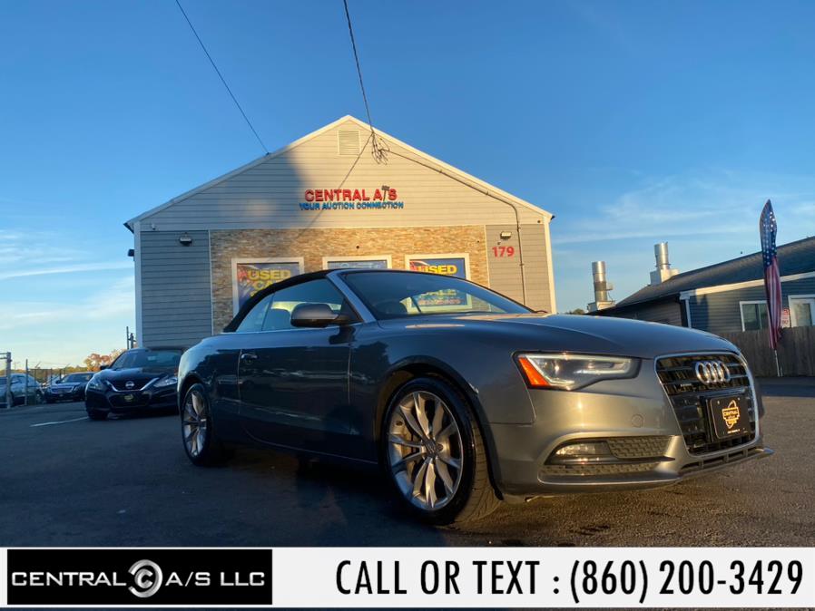 2013 Audi A5 2dr Cabriolet Auto quattro 2.0T Premium Plus, available for sale in East Windsor, Connecticut | Central A/S LLC. East Windsor, Connecticut